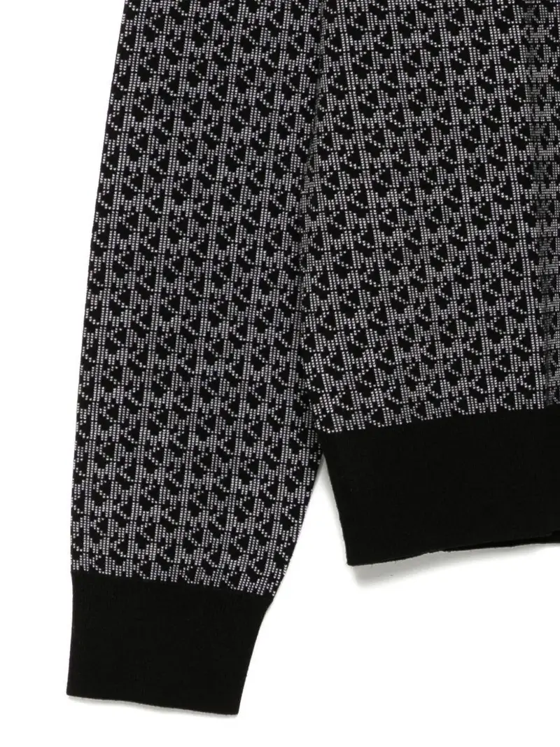 Michael Kors Maglione nero con motivo miniatura 2