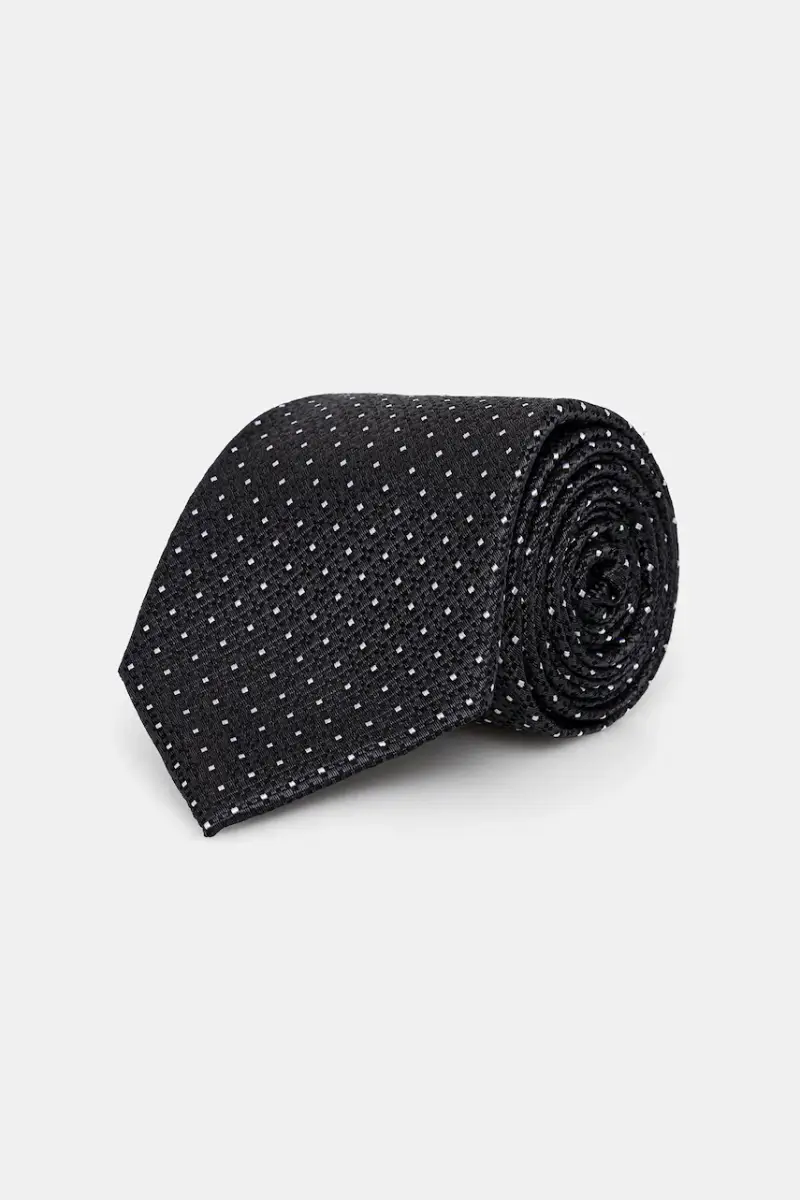 cravatta in seta colore grigio MK0DT00203