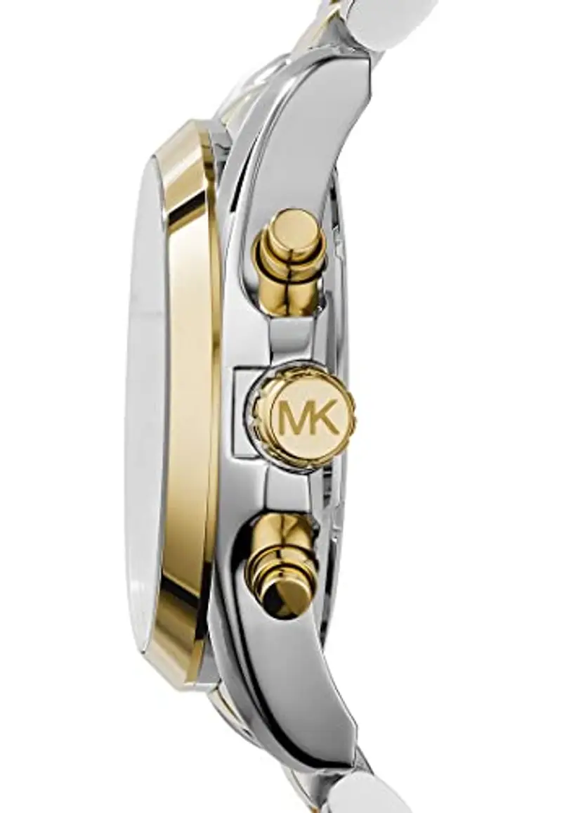 Michael Kors Cronografo Bradshaw con cinturino in acciaio inossidabile bicolore per donna MK5976 miniatura 2