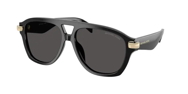 Donna Michael Kors MK2277U GRENADA 300587 Occhiali da sole Acetato Nero Grigio Pilot Normale