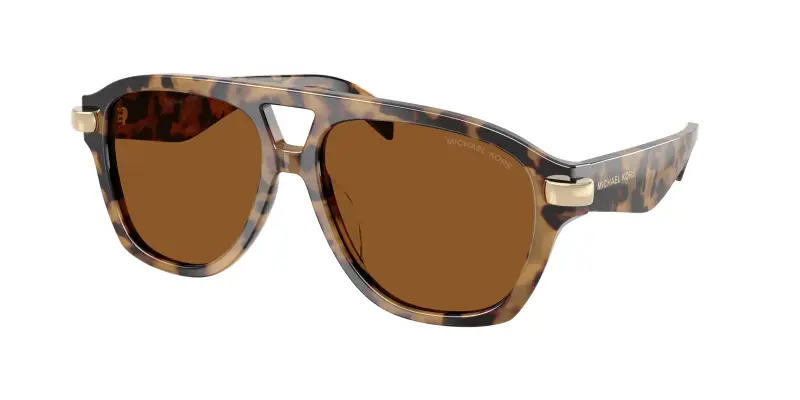 Donna Michael Kors MK2277U GRENADA 393073 Occhiali da sole Acetato Tartaruga Marrone Pilot Normale