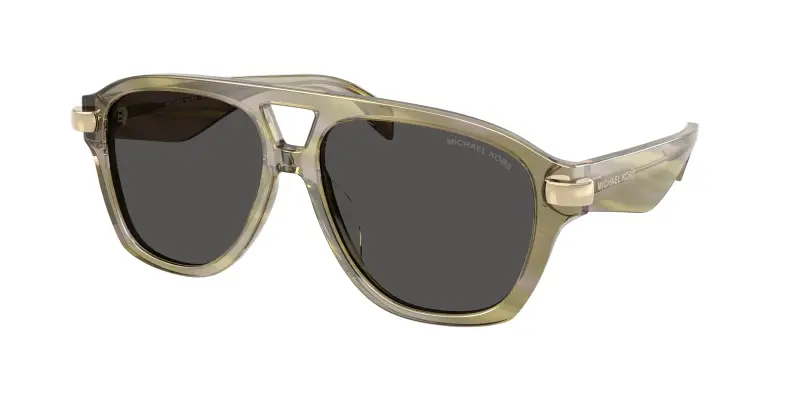 Donna Michael Kors MK2277U GRENADA 404087 Occhiali da sole Acetato Verde Grigio Pilot Normale