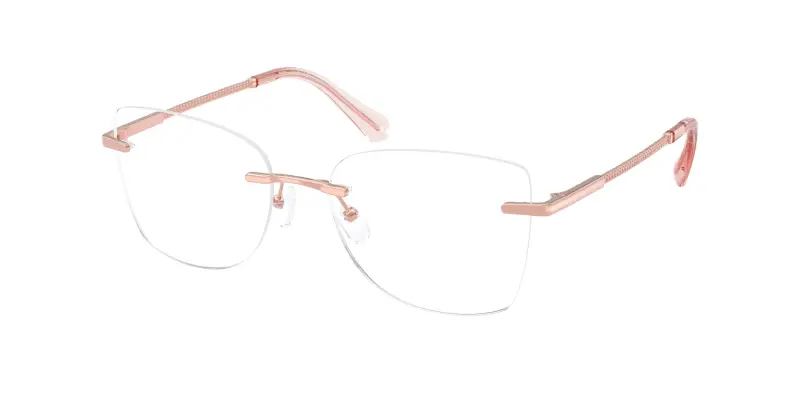 Donna Michael Kors MK3099 NAGS HEAD 1108 Montature da vista Metallo Oro Trasparente Squadrata Normale