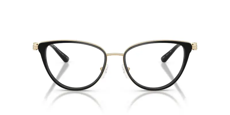 Donna Michael Kors MK3103 HILTON HEAD 3005 Montature da vista Metallo Nero Trasparente Cat Eye Normale miniatura 3