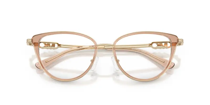 Donna Michael Kors MK3103 HILTON HEAD 4051 Montature da vista Metallo Marrone Trasparente Cat Eye Normale miniatura 2