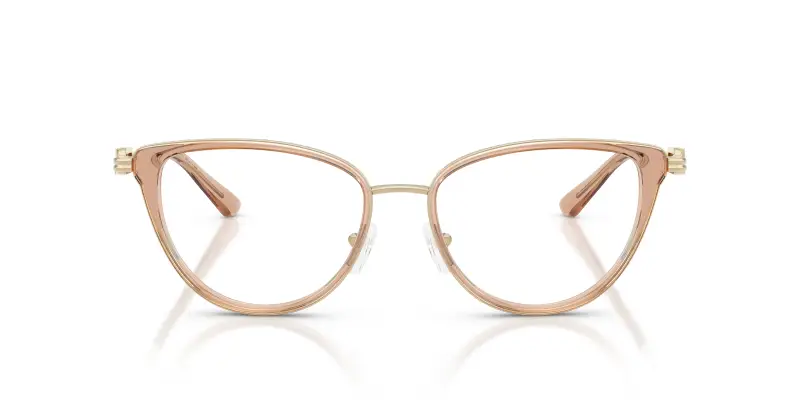 Donna Michael Kors MK3103 HILTON HEAD 4051 Montature da vista Metallo Marrone Trasparente Cat Eye Normale miniatura 3