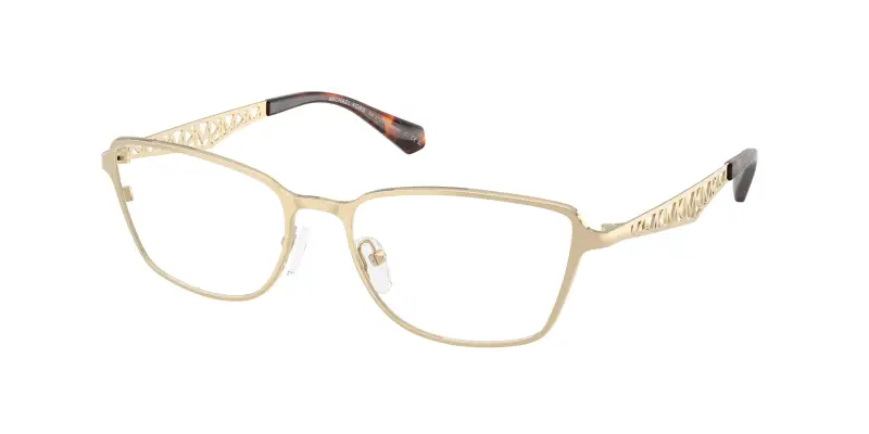 Donna Michael Kors MK3105 SANIBEL 1014 Montature da vista Metallo Oro Trasparente Squadrata Normale