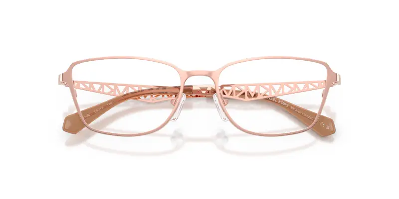 Donna Michael Kors MK3105 SANIBEL 1108 Montature da vista Metallo Oro Trasparente Squadrata Normale miniatura 2