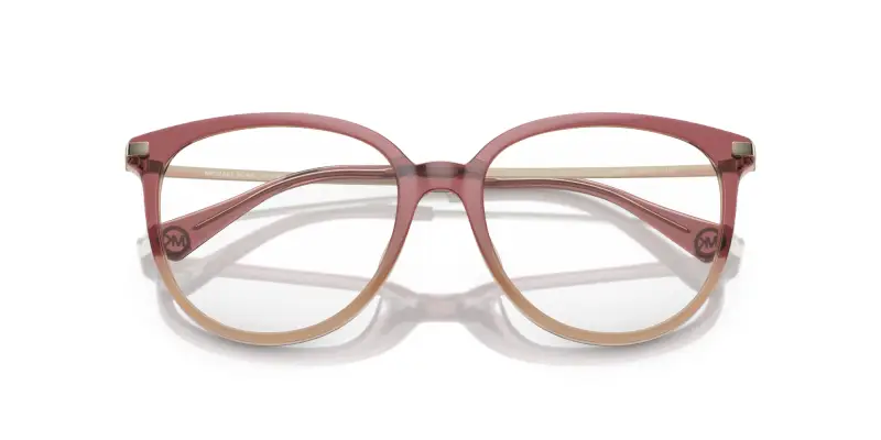 Donna Michael Kors MK4106U WESTPORT 3256 Montature da vista Iniettato Rosa Rotonda Normale miniatura 2