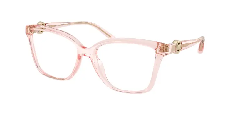 Donna Michael Kors MK4180U KOBE 3901 Montature da vista Iniettato Rosa Trasparente Squadrata Normale
