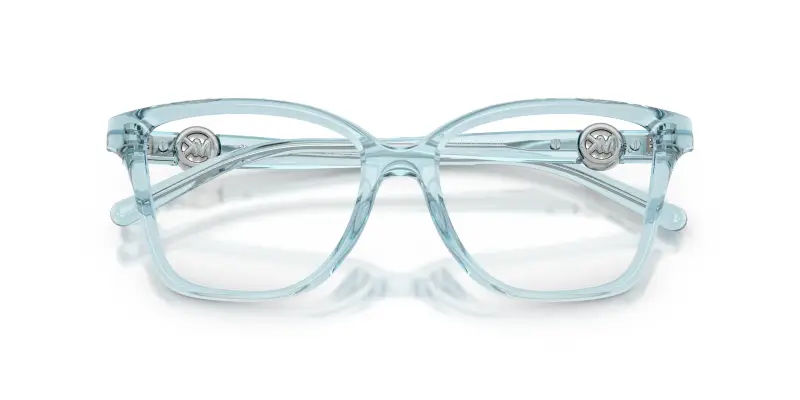 Donna Michael Kors MK4180U KOBE 4014 Montature da vista Iniettato Blu Trasparente Squadrata Normale miniatura 2