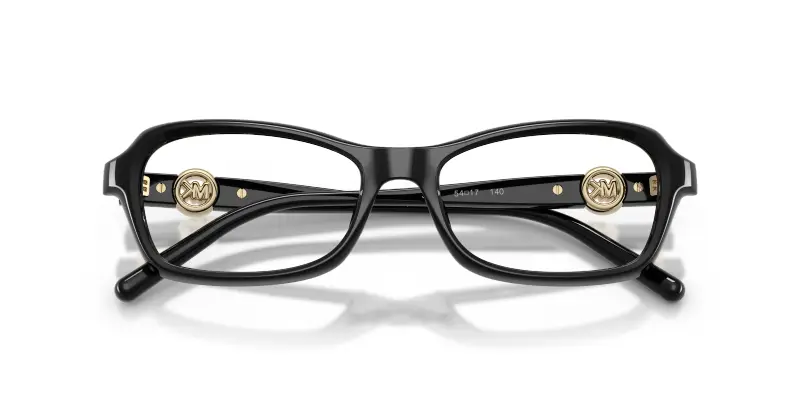 Donna Michael Kors MK4182U HAKONE 3005 Montature da vista Iniettato Nero Trasparente Rotonda Normale miniatura 2