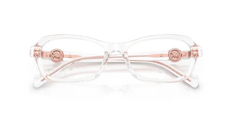 Donna Michael Kors MK4182U HAKONE 3015 Montature da vista Iniettato Trasparente Trasparente Rotonda Normale miniatura 2