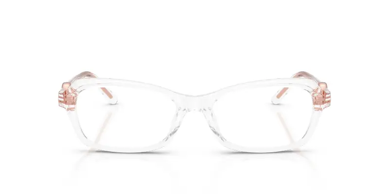 Donna Michael Kors MK4182U HAKONE 3015 Montature da vista Iniettato Trasparente Trasparente Rotonda Normale miniatura 3