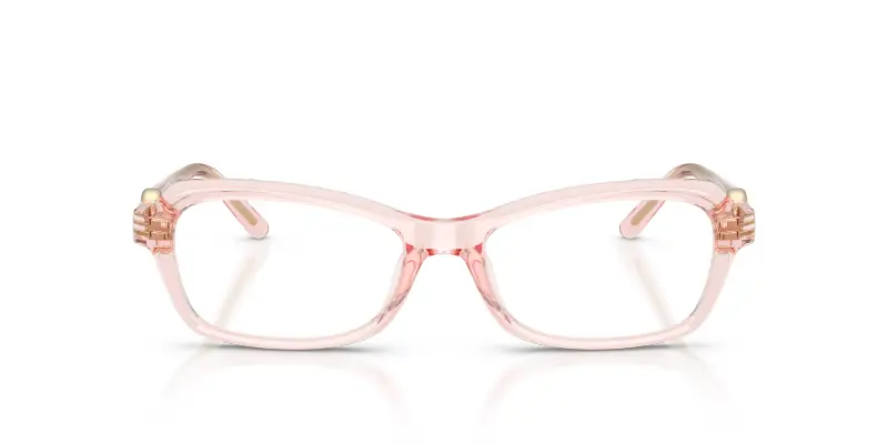 Donna Michael Kors MK4182U HAKONE 3901 Montature da vista Iniettato Rosa Trasparente Rotonda Normale miniatura 3