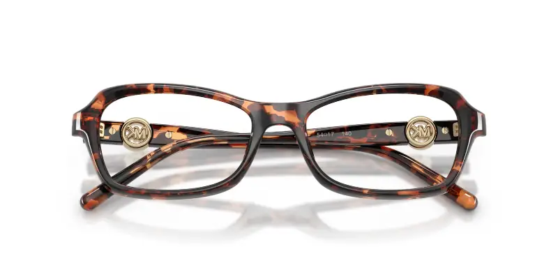 Donna Michael Kors MK4182U HAKONE 4031 Montature da vista Iniettato Tartaruga Trasparente Rotonda Normale miniatura 2