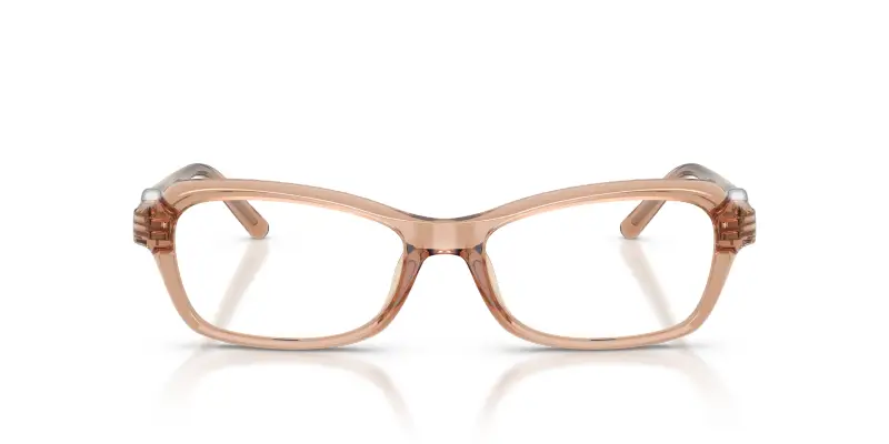 Donna Michael Kors MK4182U HAKONE 4051 Montature da vista Iniettato Marrone Trasparente Rotonda Normale miniatura 3