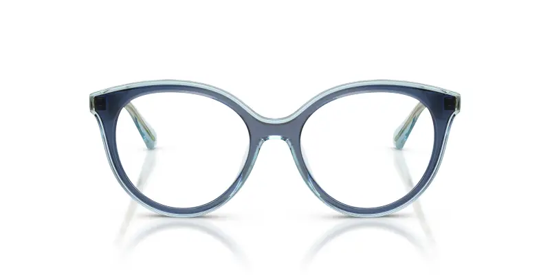 Donna Michael Kors MK4184U SITGES 4031 Montature da vista Iniettato Blu Trasparente Rotonda Normale miniatura 3