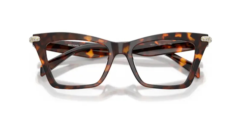 Donna Michael Kors MK4185BU JAMAICA 4031 Montature da vista Acetato Tartaruga Trasparente Cat Eye Normale miniatura 2