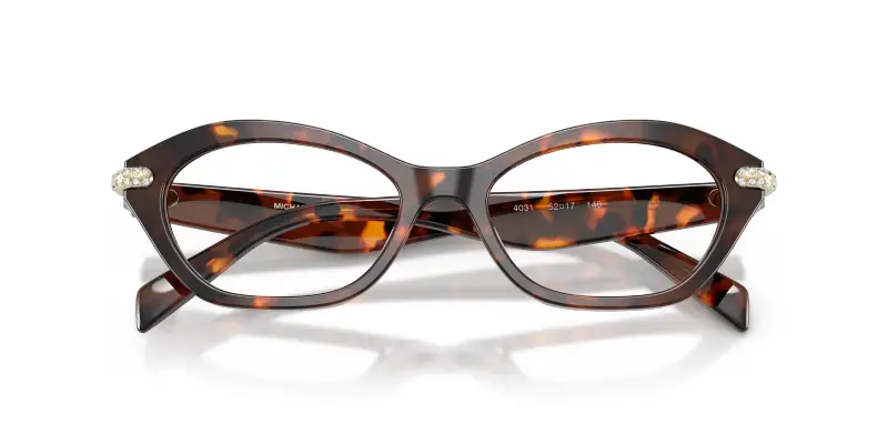 Donna Michael Kors MK4186BU SAINT LUCIA 4031 Montature da vista Acetato Tartaruga Trasparente Rotonda Normale miniatura 2