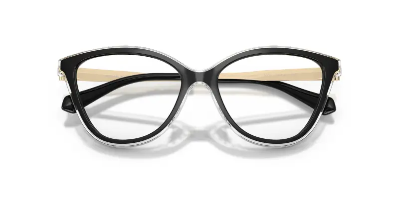 Donna Michael Kors MK4190U COSTA BRAVA 3005 Montature da vista Iniettato Nero Trasparente Cat Eye Normale miniatura 2