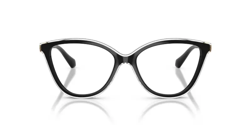 Donna Michael Kors MK4190U COSTA BRAVA 3005 Montature da vista Iniettato Nero Trasparente Cat Eye Normale miniatura 3