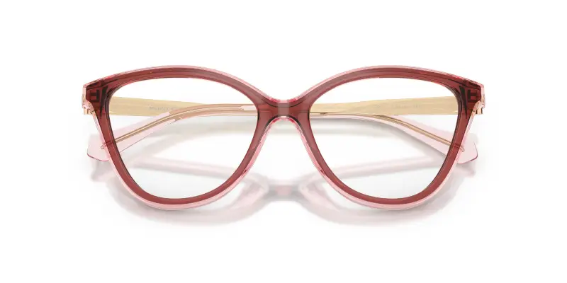 Donna Michael Kors MK4190U COSTA BRAVA 3913 Montature da vista Iniettato Marrone Trasparente Cat Eye Normale miniatura 2