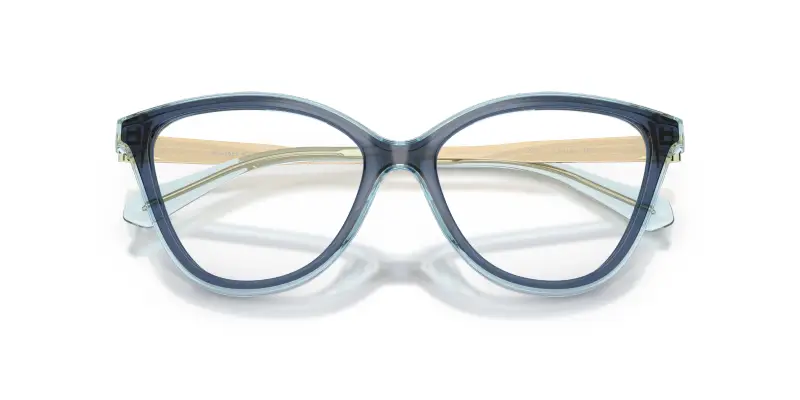 Donna Michael Kors MK4190U COSTA BRAVA 4031 Montature da vista Iniettato Blu Trasparente Cat Eye Normale miniatura 2