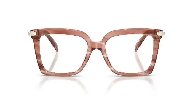 Donna Michael Kors MK4191BU EXUMAS 4056 Montature da vista Acetato Rosa Trasparente Squadrata Normale miniatura 3