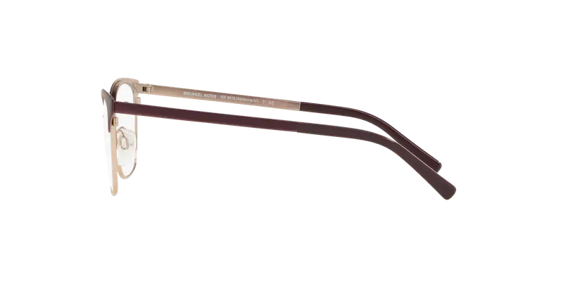 Michael Kors Donna MK3012 ADRIANNA IV 1108 Montature da vista Metallo Marrone Trasparente Cat Eye Normale miniatura 2