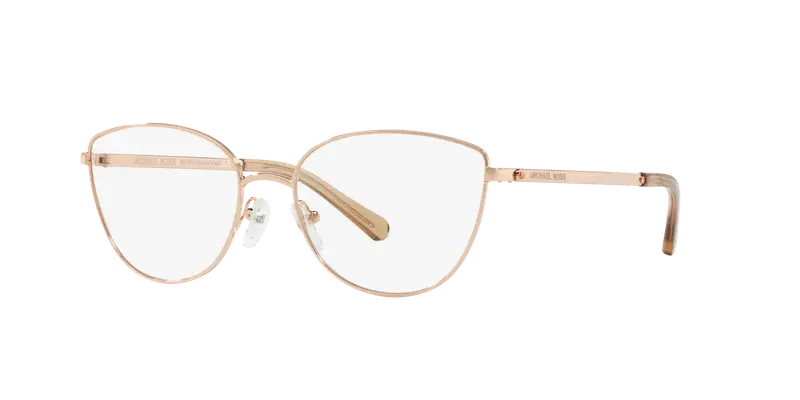 Michael Kors Donna MK3030 BUENA VISTA 1108 Montature da vista Metallo Oro Trasparente Cat Eye Normale