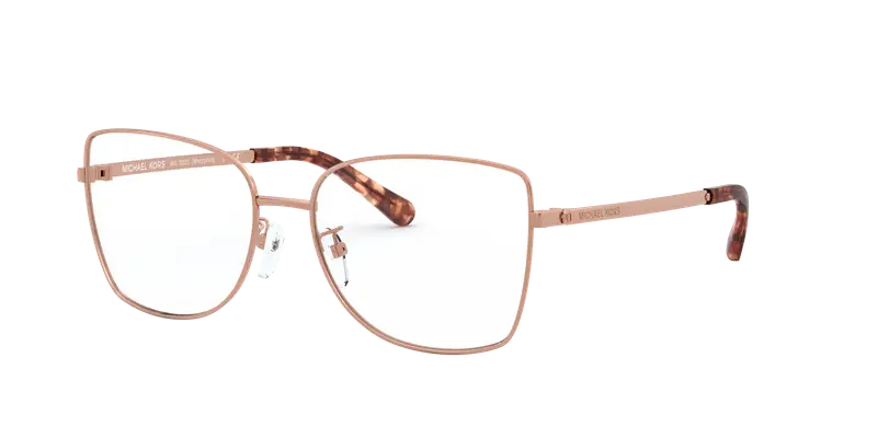 Michael Kors Donna MK3035 MEMPHIS 1108 Montature da vista Metallo Oro Trasparente Farfalla Normale