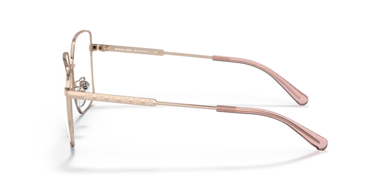 Michael Kors Donna MK3056 NAXOS 1108 Montature da vista Acciaio Oro Trasparente Squadrata Normale miniatura 3