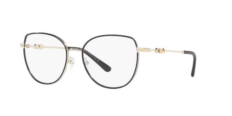 Michael Kors Donna MK3066J EMPIRE ROUND 1014 Montature da vista Metallo Oro Trasparente Geometrica Normale miniatura 2