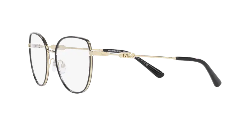 Michael Kors Donna MK3066J EMPIRE ROUND 1014 Montature da vista Metallo Oro Trasparente Geometrica Normale miniatura 3