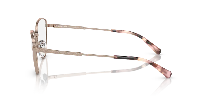 Michael Kors Donna MK3070 CRESTED BUTTE 1108 Montature da vista Metallo Oro Trasparente Cat Eye Normale miniatura 3