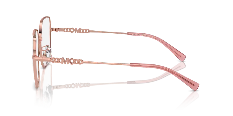 Michael Kors Donna MK3082D YUNAN 1108 Montature da vista Metallo Oro Trasparente Squadrata Normale miniatura 3