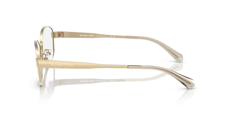 Michael Kors Donna MK3086 LYON 1014 Montature da vista Metallo Oro Trasparente Rotonda Normale miniatura 3