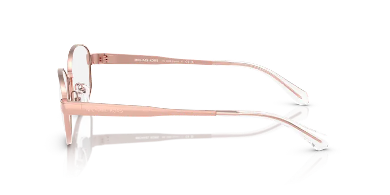 Michael Kors Donna MK3086 LYON 1108 Montature da vista Metallo Oro Trasparente Rotonda Normale miniatura 3