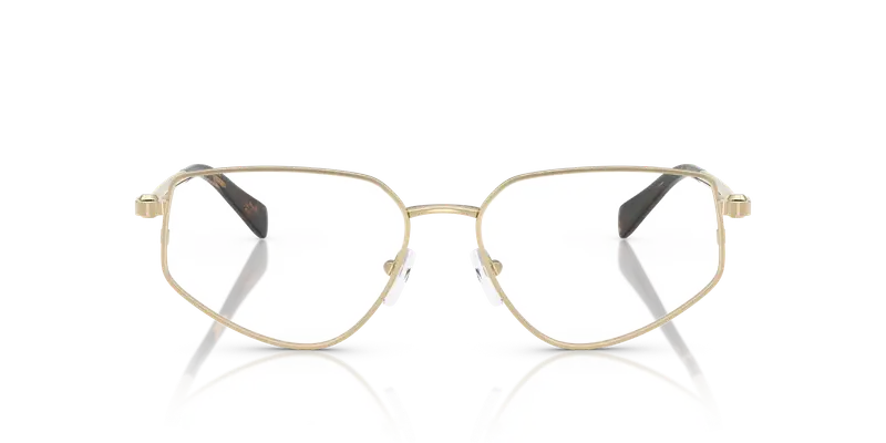 Michael Kors Donna MK3088 MENDOZA 1014 Montature da vista Metallo Oro Trasparente Geometrica Normale miniatura 2