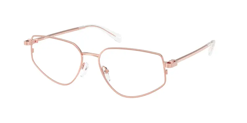 Michael Kors Donna MK3088 MENDOZA 1108 Montature da vista Metallo Rosa Trasparente Geometrica Normale