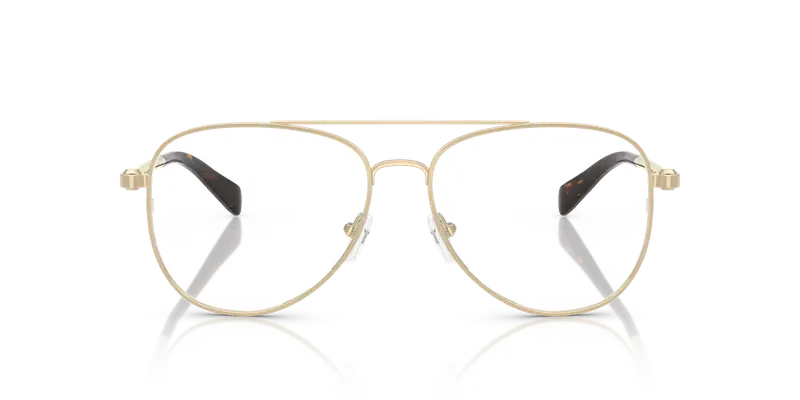 Michael Kors Donna MK3089 SãO PAULO 1014 Montature da vista Metallo Oro Trasparente Pilot Normale miniatura 2