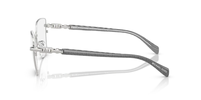 Michael Kors Donna MK3090 NIKKI BEACH 1903 Montature da vista Metallo Argento Trasparente Squadrata Normale miniatura 3