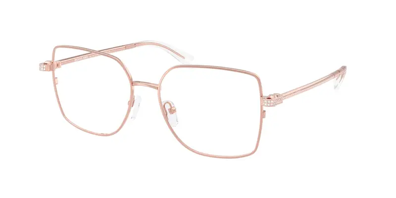 Michael Kors Donna MK3091B RAVELLO 1108 Montature da vista Metallo Rosa Trasparente Squadrata Normale