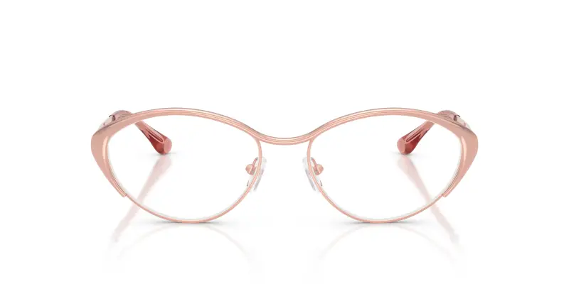 Donna MK3095 SANTA FE 1108 Montature da vista Metallo Oro Trasparente Rotonda Normale miniatura 3