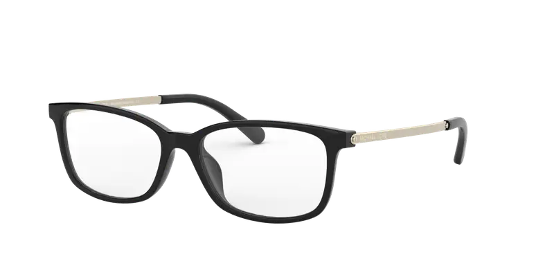 Michael Kors Donna MK4060U TELLURIDE 3332 Montature da vista Iniettato Nero Trasparente Squadrata Normale