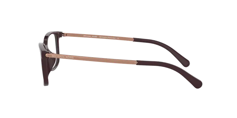 Michael Kors Donna MK4060U TELLURIDE 3344 Montature da vista Iniettato Marrone Trasparente Squadrata Normale miniatura 2