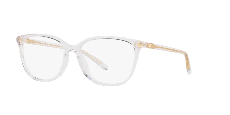 Michael Kors Donna MK4067U SANTA CLARA 3015 Montature da vista Acetato Trasparente Trasparente Squadrata Normale