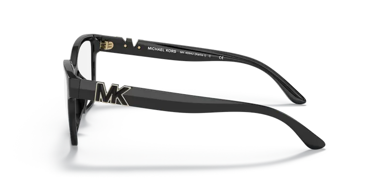 Michael Kors Donna MK4094U KARLIE I 3005 Montature da vista Iniettato Nero Trasparente Squadrata Normale miniatura 3