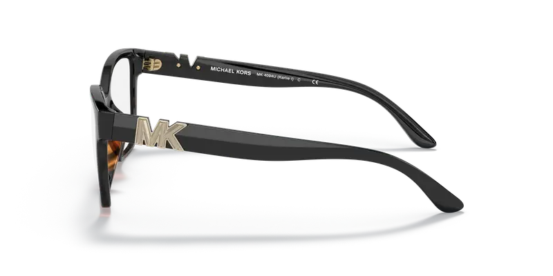 Michael Kors Donna MK4094U KARLIE I 3912 Montature da vista Iniettato Nero Trasparente Squadrata Normale miniatura 3